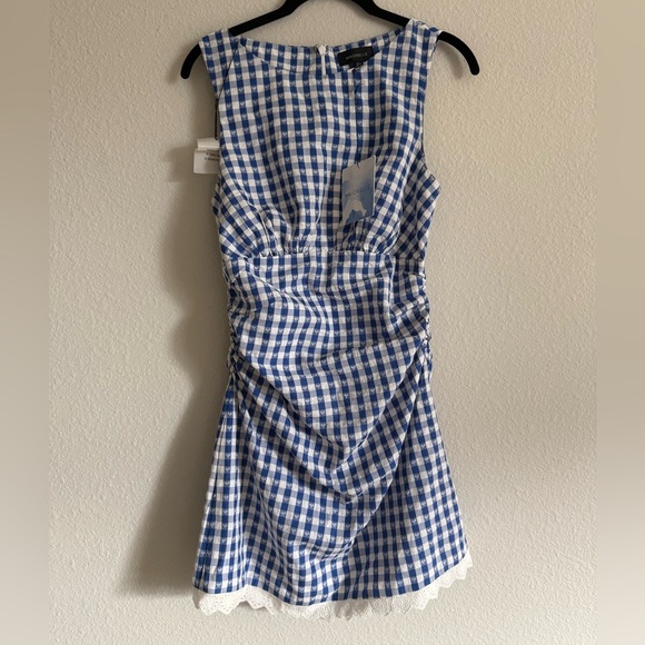 Peggy Mini Dress in Blue & White Check
MAJORELLE
XXS NWT - Picture 4 of 6